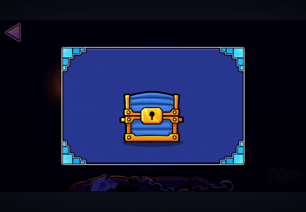 Obtaining the purple key after freeing the Demon Guardian