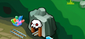 A third teaser for The Map, containing a entrance with a skull and a crystal.