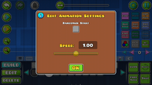 Pulse Animation setup menu
