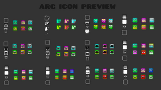 Art of several new icons revealed at the end of the 2.2 ARG. Half of them are the new Boomlings icons.