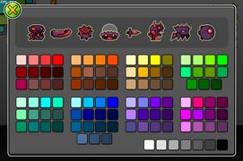 An in-game concept for a wider colour palette.