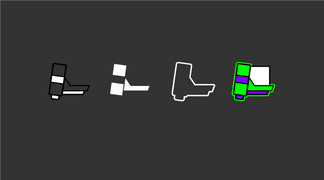 Concept art of the new "jetpack" that replaces the ship while in platformer mode.