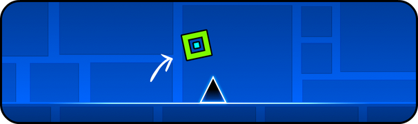 Tap the screen to jump. Hold down to keep jumping.